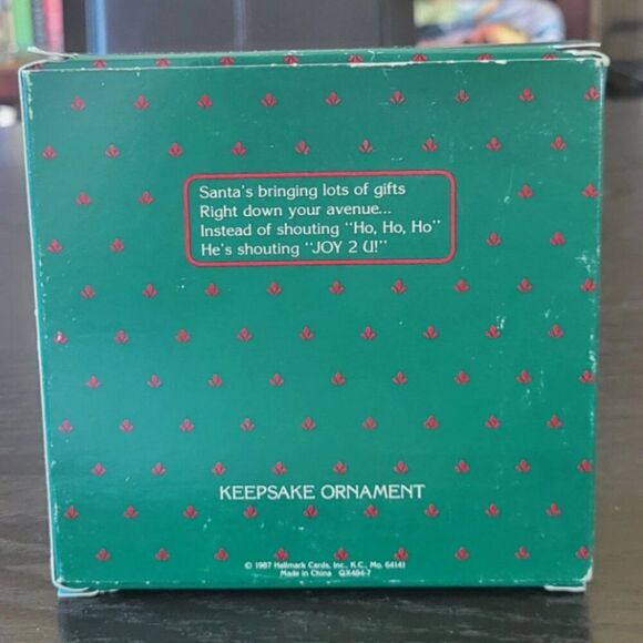 Hallmark "Santa's Woody" 9th in the Here Comes Santa Series. (1987) - Picture 2 of 6